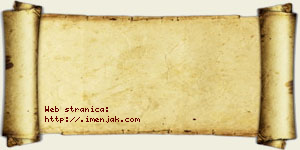 Angelina Pejović vizit kartica